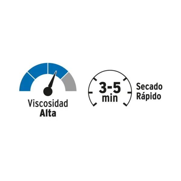 Cemento para PVC alta presión azules, 500ml. FOSET.
