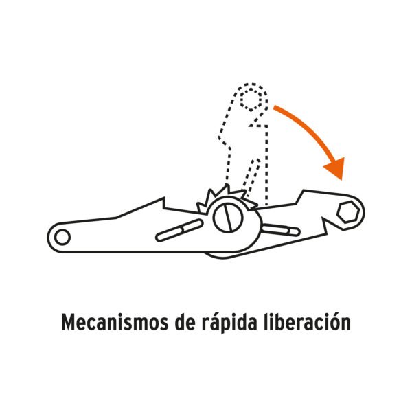 Sujetador con Matraca Carga Máxima 5000 kg