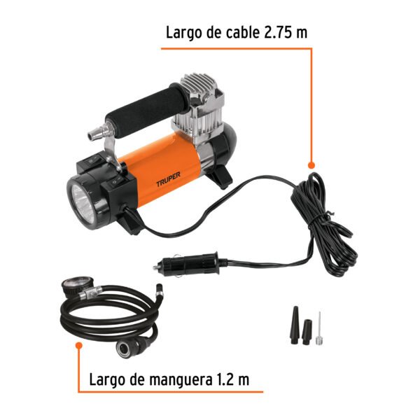 Compresor de Aire 12V Portátil, para Auto