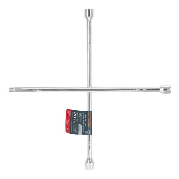 Llave de Cruz 20", pulida y cromada