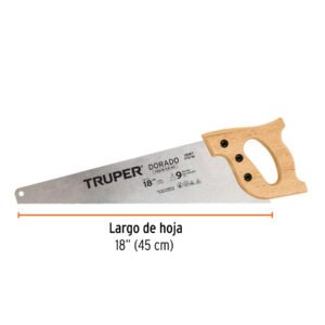 Serrucho 18" Dorado