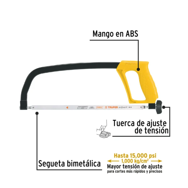 Arco 12" de solera para segueta