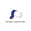 Bolsa c/10 abrazaderas tipo uña 3/4" p/tubo pared delgada