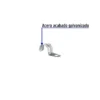 Bolsa c/10 abrazaderas tipo uña 3/4" p/tubo pared delgada