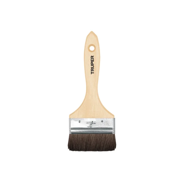 Brocha pelo de camello de 3" con mango de madera