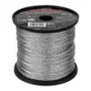 Metro de cable rígido 3/32" de acero 7x7 hilos, 75 m