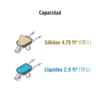 Carretilla 4.75 ft3 Neumática, bastidor tubular