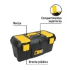 Caja para herramienta de 19" con compartimentos (48 cm)