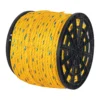 Metro de cuerda amarilla de polipropileno 19mm, carrete 198m