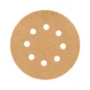 Paquete c/5 discos de lija 5" grano 60, 8 perforaciones