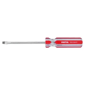 Desarmador plano 3/16 x 4" mango de PVC