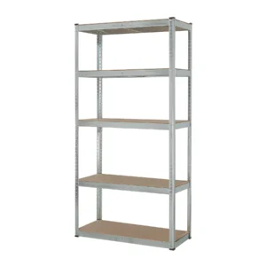 Estante metálico 5 repisas MDF cap. 35 Kg, 180x40x90