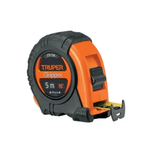 Flexómetro Pinza contra impactos 5 m cinta (19 mm)
