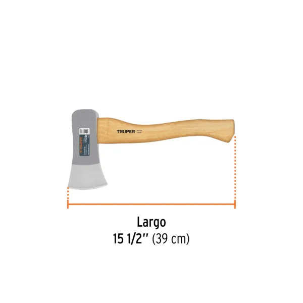Hacha cazadora 1-3/4 lb, mango hickory 15"
