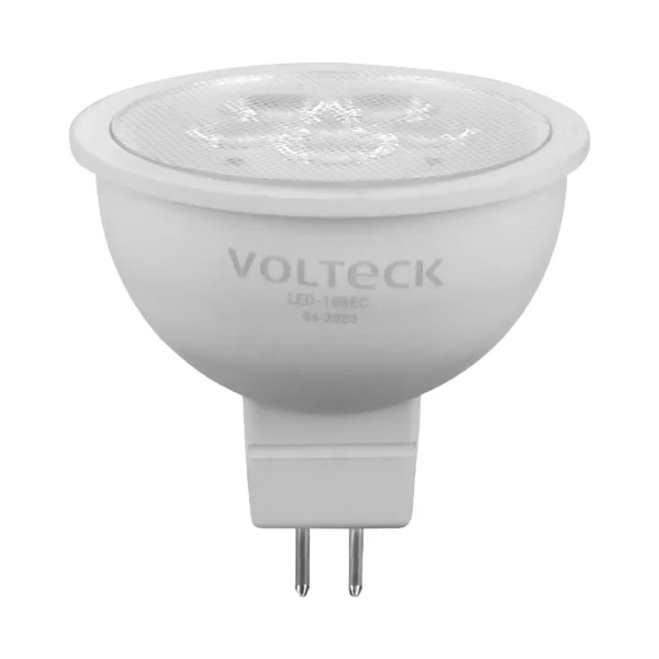 Lámpara de LED 6 W tipo MR 16 base GU5.3 luz cálida, blíster