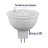 Lámpara de LED 6 W tipo MR 16 base GU5.3 luz cálida, blíster