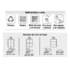 Lija para madera papel cabinet, grano 120