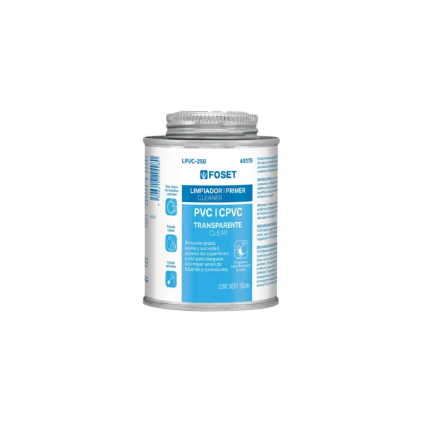 Limpiador para PVC y CPVC, lata 250ml