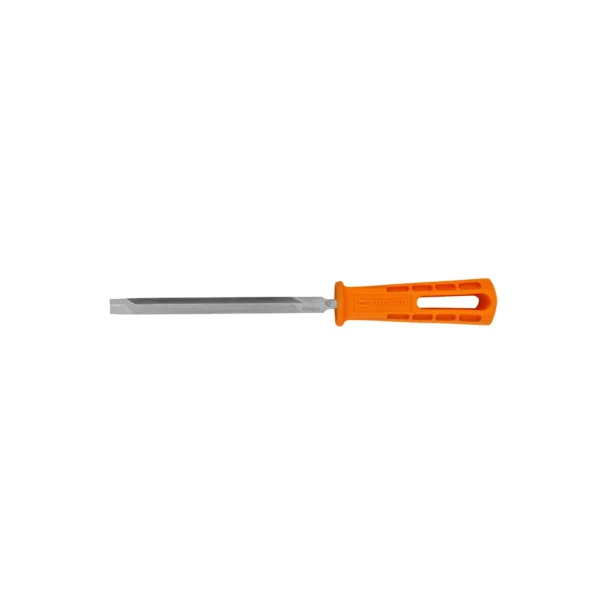 Lima triángulo pesado 6", 34 dpp, con mango (15 cm)