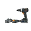 Rotomartillo 1/2", 20V, 2 baterías 2Ah, MAX