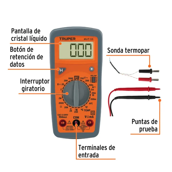 Multímetro digital junior