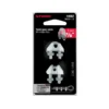 Blíster c/2 nudos (perros) de hierro p/cable de 1/8"