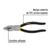 Pinza para electricista 8" mango de PVC