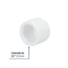 Tapón de PVC 1/2"