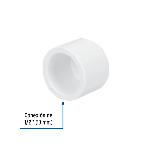 Tapón de PVC 1/2"