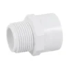 Adaptador macho de PVC de 1"