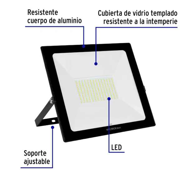 Reflector ultra delgado LED 150 W luz de día