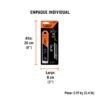 Estuche con 10 cuchillas SK2 de 25 mm para cutter