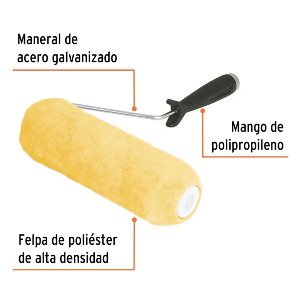 Rodillo para pintar 9" x 3/4" superficies rugosas