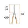 Tijera para poda 55 cm, Classic, mangos de madera