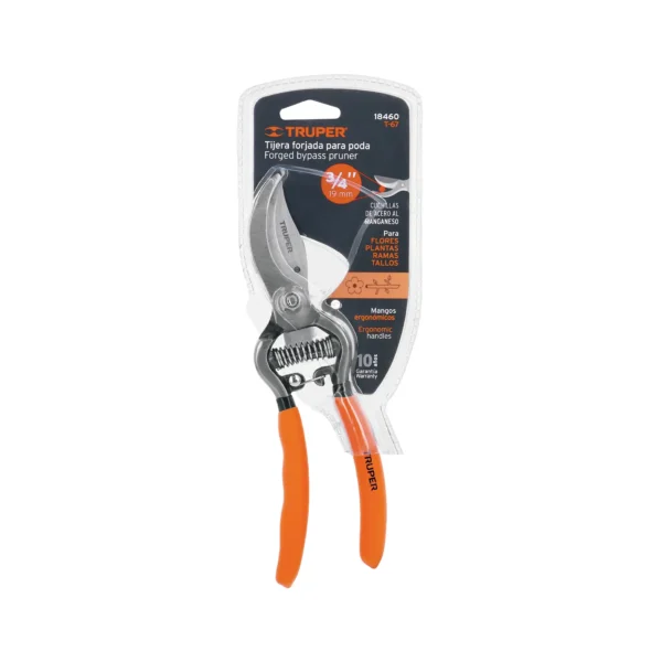 Tijera forjada para poda 8-1/2" para jardinería