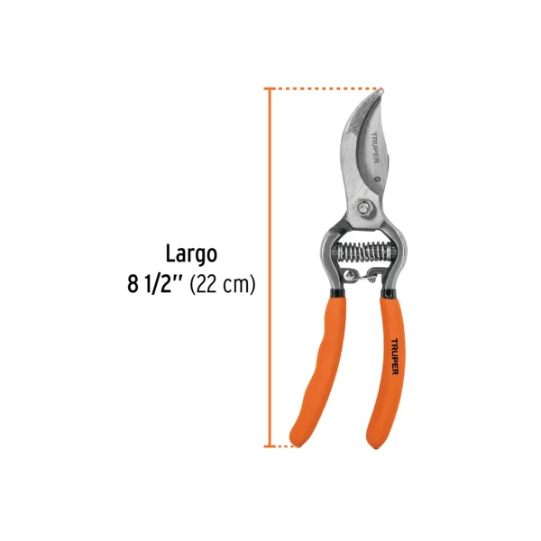 Tijera forjada para poda 8-1/2" para jardinería