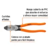 Pinza para electricista 9" uso rudo, mango PVC (23 cm)