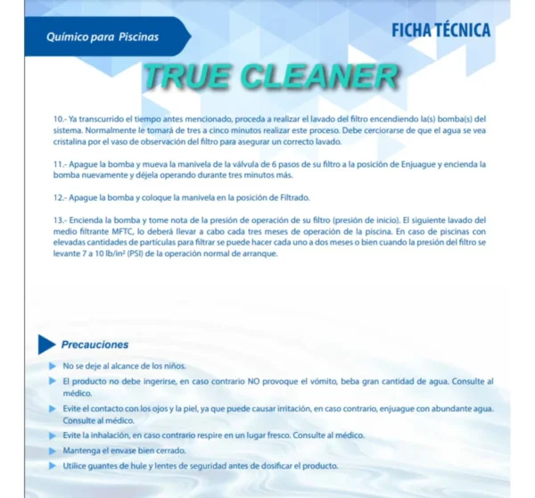 True Cleaner Cubeta 20 kg