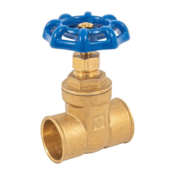 Válvula de compuerta de latón soldable de 1" (25 mm)