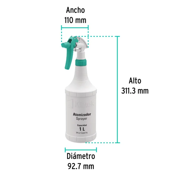 Atomizador de 1 litro (0.2 gal)
