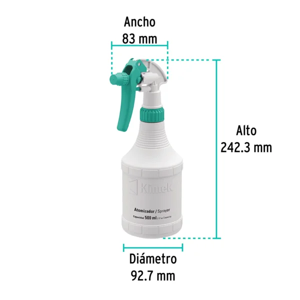 Atomizador de 1/2 litro (0.1 gal)