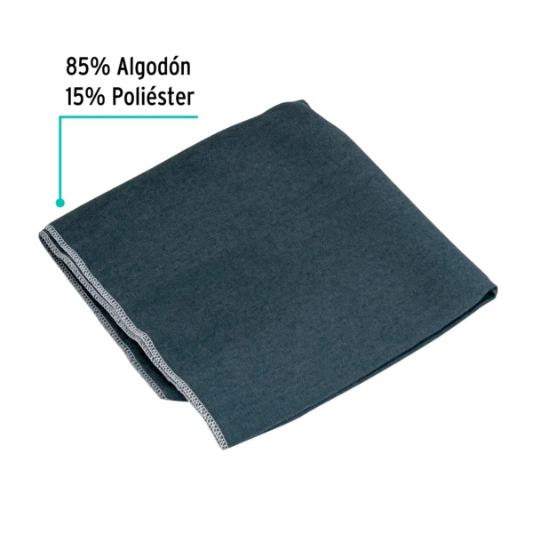 Franela gris de algodón de 1 m