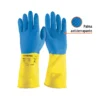 Guantes de látex reforzados para limpieza