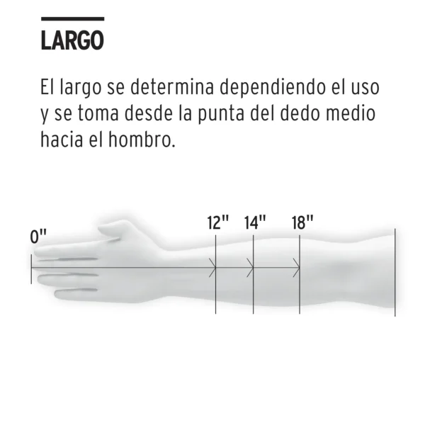 Guantes de nitrilo verde, multiusos