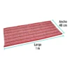 Jerga roja sarga gruesa de 1 m x 48 cm