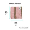 Jerga sarga ligera de 1 m x 48 cm roja