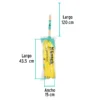 Trapeador de microfibra lisa, bastón de 120 cm