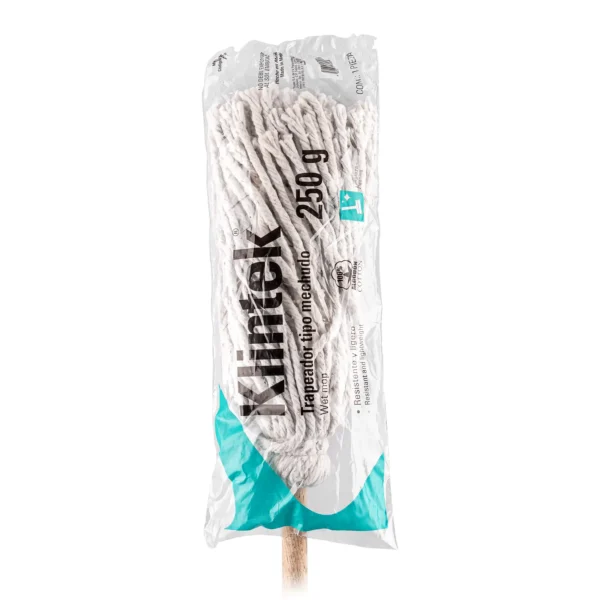 Trapeador tipo mechudo, con bastón de 120 cm