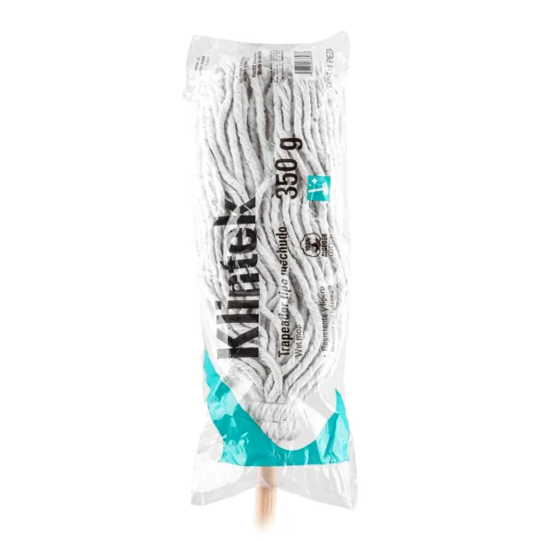 Trapeador tipo mechudo, con bastón de 120 cm