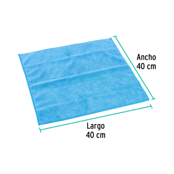 Toalla de microfibra de 40 X 40 cm